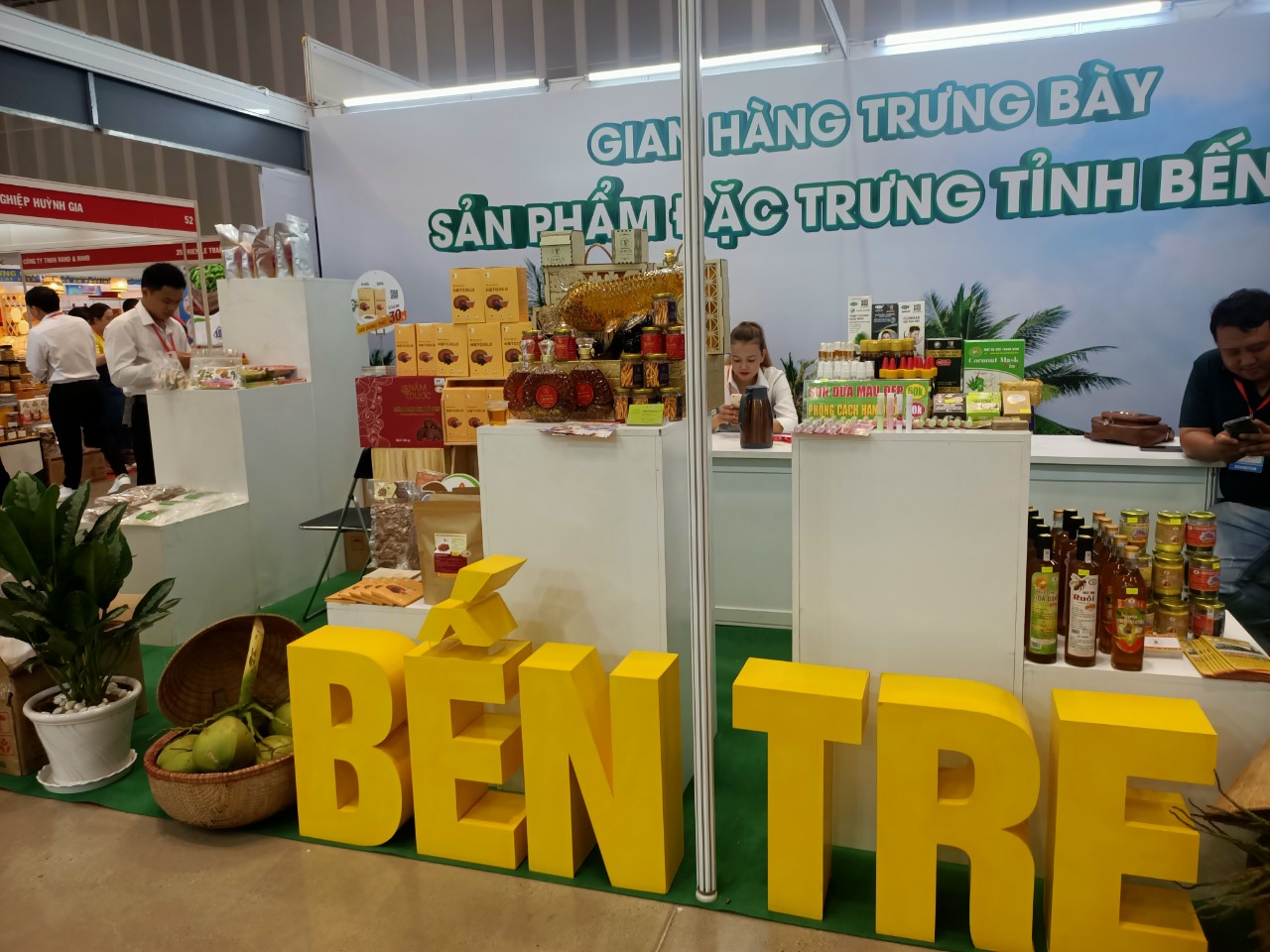 Gian hàng Tỉnh Bến Tre tại HCM FOODEX 2024